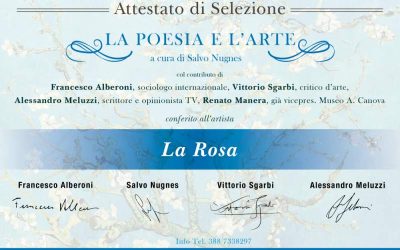 Partecipazione al libro “LA POESIA E L’ARTE”